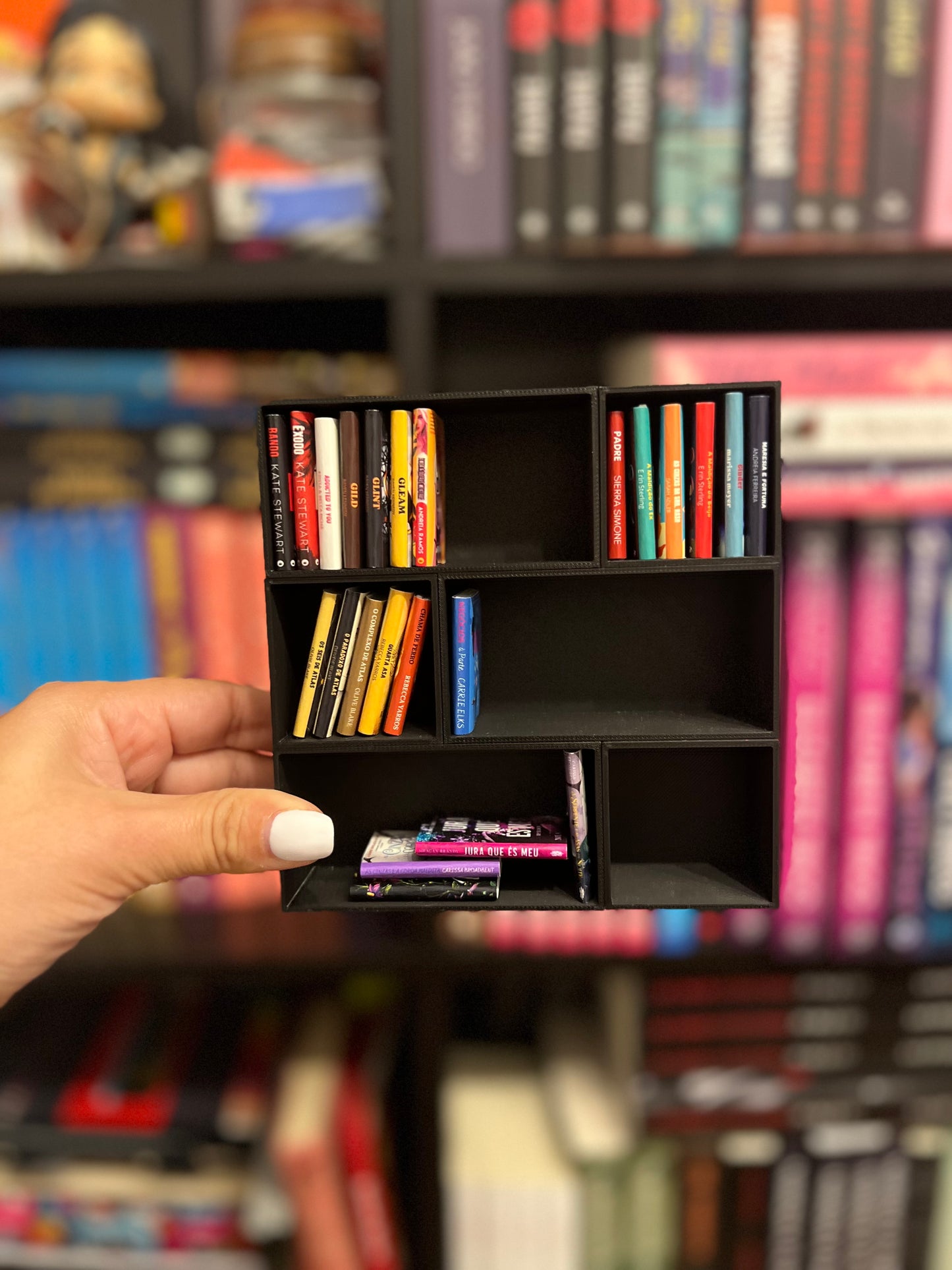 Mini-Estante e Mini-livros
