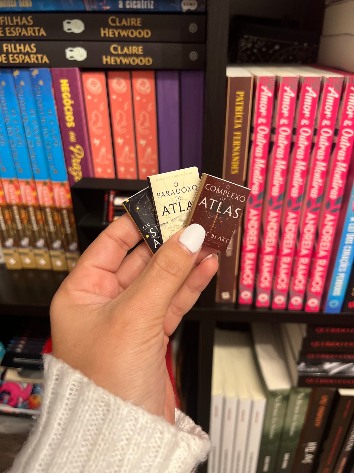 Mini-Estante e Mini-livros